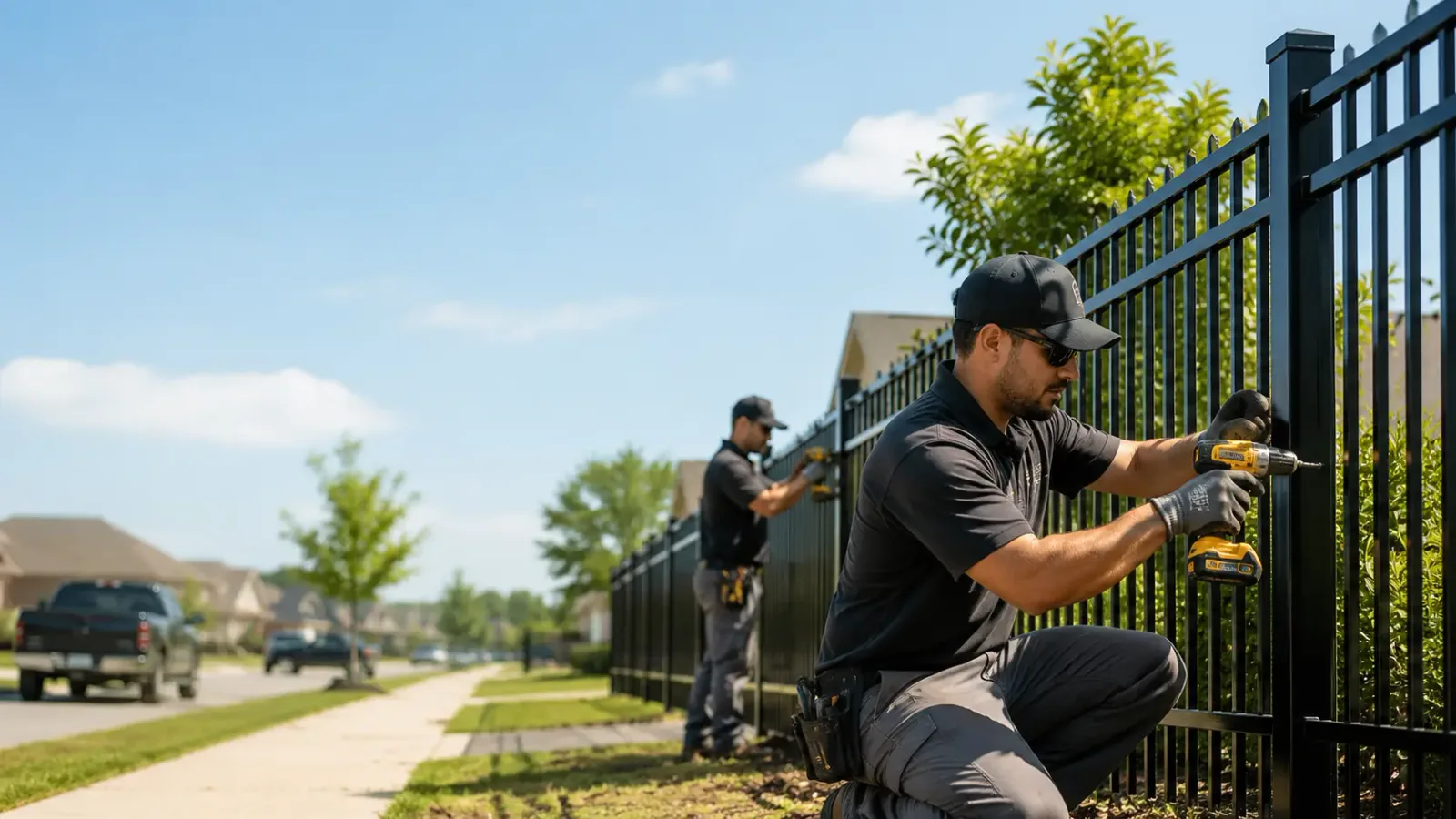 Metal Fence Installation in Fishers, IN